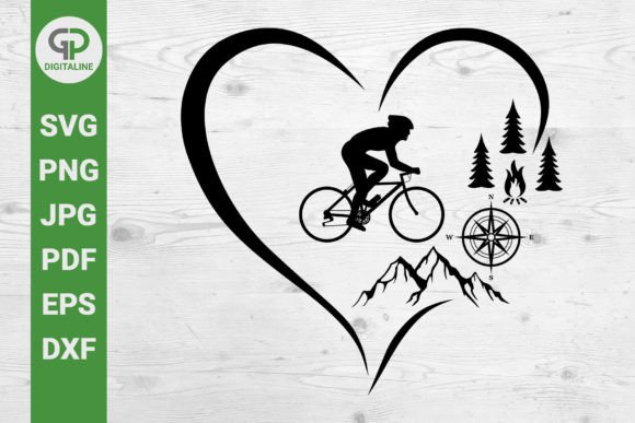 Download Mountain Biker SVG Road Bike SVG - Mountain Collection