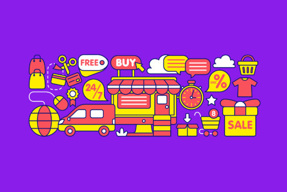 Download Online Shop Graphic Element - Graphic Collection