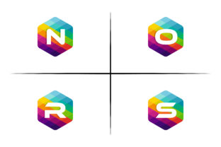 Download Nors Hexagon Mosaic Logo - Mosaic logo Collection